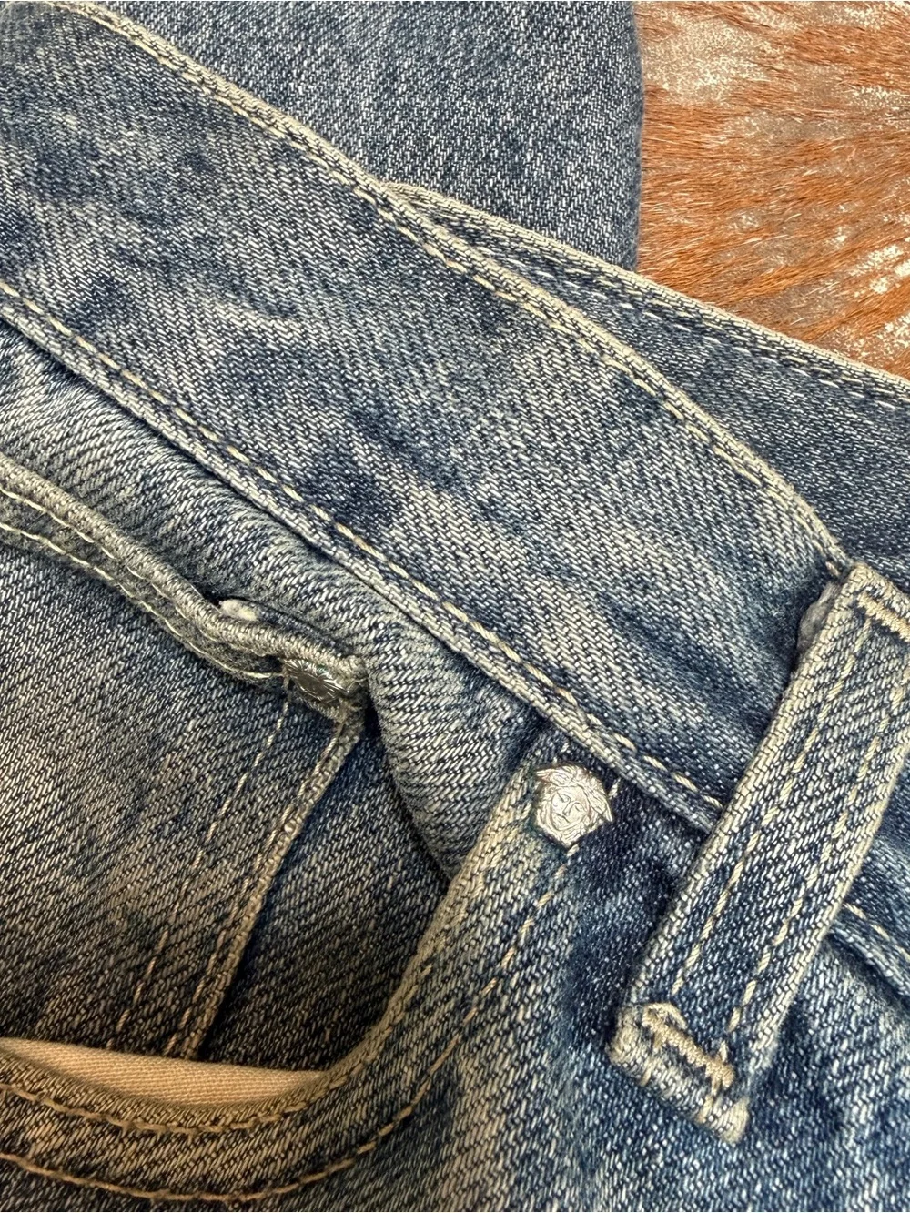 Versace Light Blue Denim Jeans
